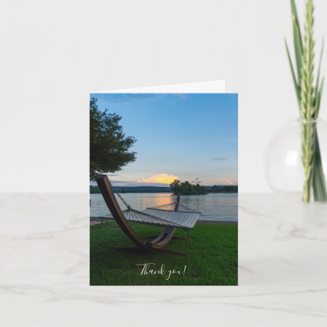 Scenic Hammock Thank You Card (Front)