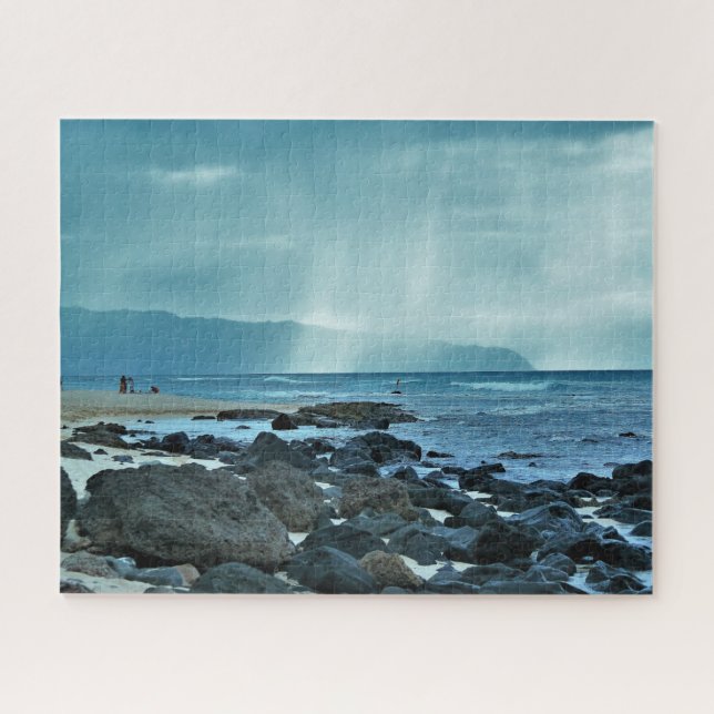 Scenic Hawaii Coastal Beach Jigsaw Puzzle (Horizontal)