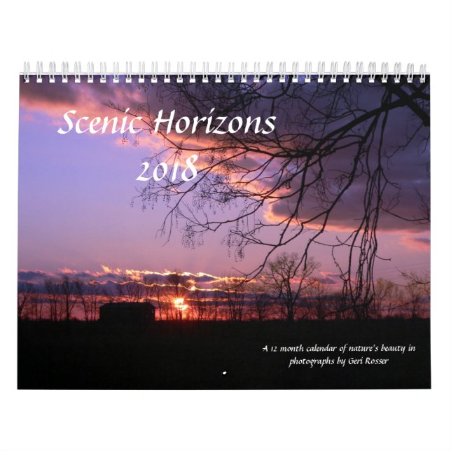 Scenic Horizons 2018 Calendar (Cover)