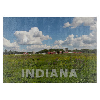 Scenic Indiana Farm Cutting Board