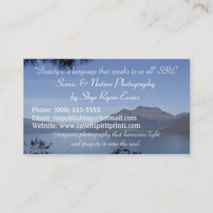 "SCENIC LAKE" Business Cards