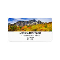 Scenic Landscape Forest and Mountains