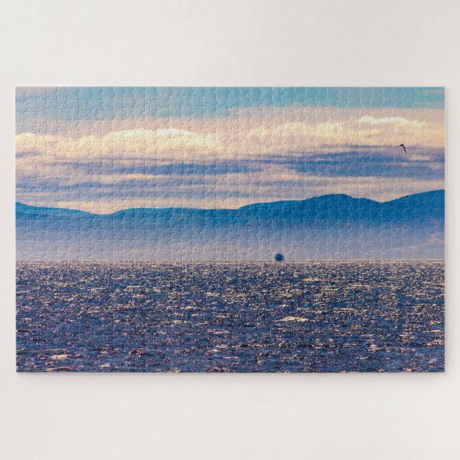 Scenic Landscape of Tadoussac bay, Quebec, Canada Jigsaw Puzzle (Horizontal)