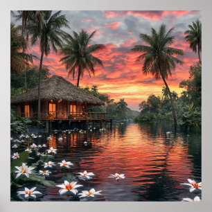 Scenic Landscape Wall Art Nature View