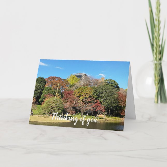 Scenic Landscape with Autumn Colour Card (Front)