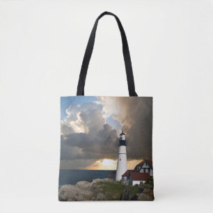 Scenic Lighthouse Beacon  Tote Bag