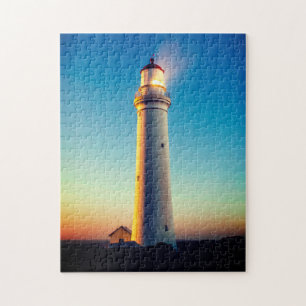 Scenic Lighthouse Beautiful Landscape Jigsaw Puzzle