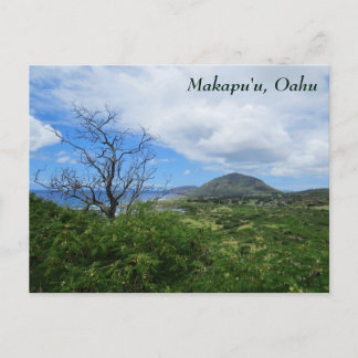 Scenic Makapuʻu Oahu Hawaii Mountains Ocean View Postcard