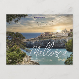 Scenic Mallorca Spain Travel Postcard