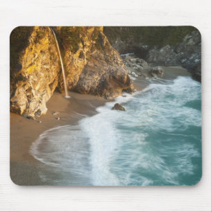 Scenic McWay Falls tumbles into the beach and Mouse Pad