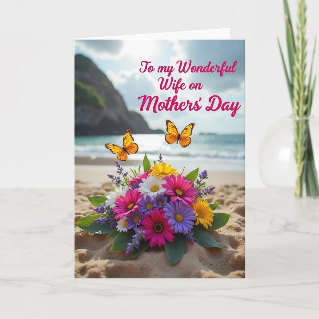 Scenic Mothers Day Ocean Card (Front)