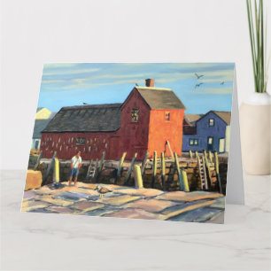 Scenic Motif #1 Rockport Fishing Shack Thank You Card