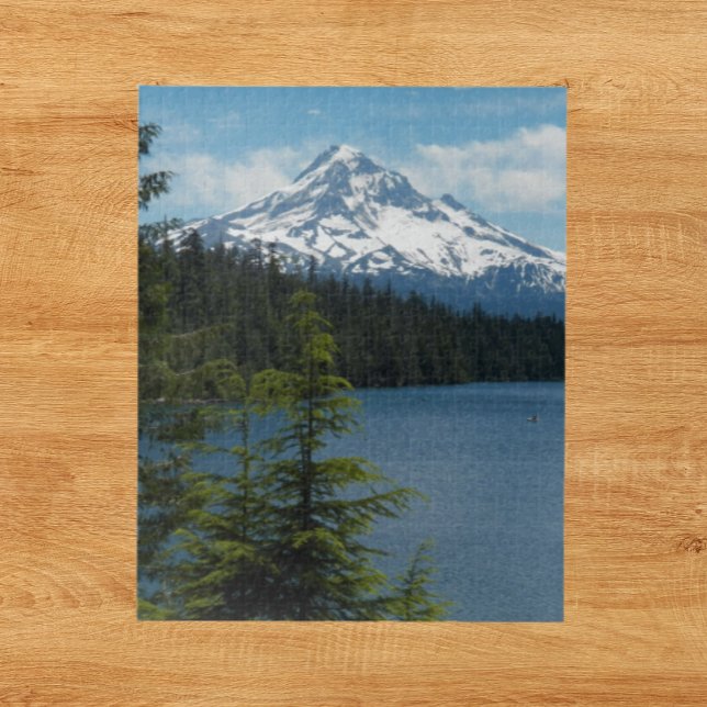 Scenic Mount Hood and Lake Landscape Jigsaw Puzzle (In Situ)