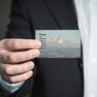 Scenic Mount Hood Landscape Business Card