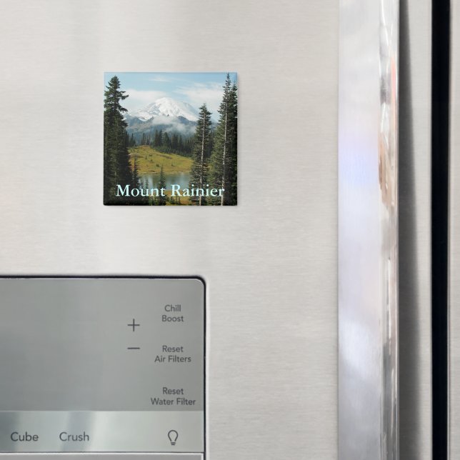 Scenic Mount Rainier Landscape Magnet (In Situ (Fridge))