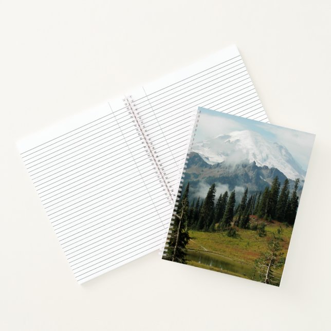 Scenic Mount Rainier Landscape Notebook (Inside)