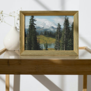 Scenic Mount Rainier Landscape Photo Print
