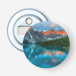 Scenic Mountain & Lake Landscape Photograph Bottle Opener