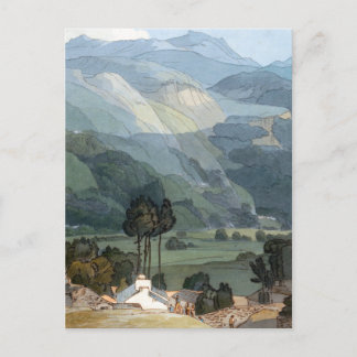 Scenic Mountain View at Ambleside Vintage Art, Postcard