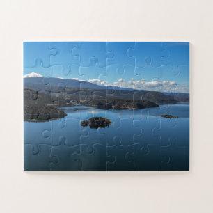 Scenic Mountains Lake Picture Travel Memories USA Jigsaw Puzzle