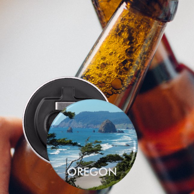 Scenic Oregon Coastline Landscape Bottle Opener (In Situ Beer Bottle)