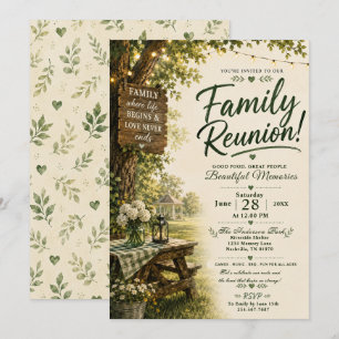 Scenic Outdoor Family Reunion Invitation