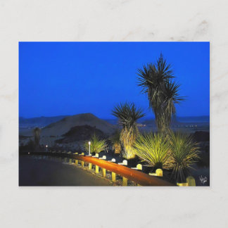 Scenic Overlook, Alpine, TX Postcard