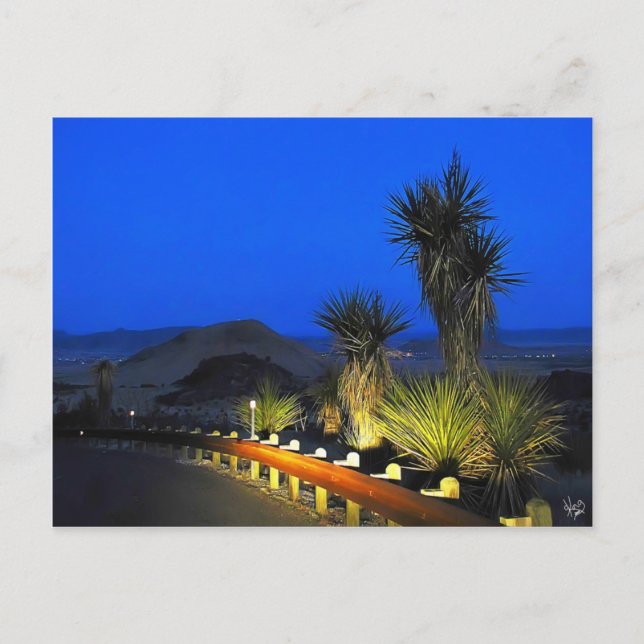 Scenic Overlook, Alpine, TX Postcard (Front)