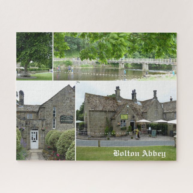 Scenic Picturesque Bolton Abbey Yorkshire Dales Jigsaw Puzzle (Horizontal)