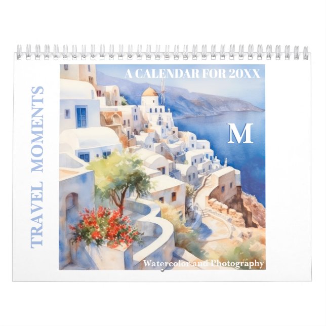 Scenic Picturesque Travel Moments 20XX Calendar (Cover)