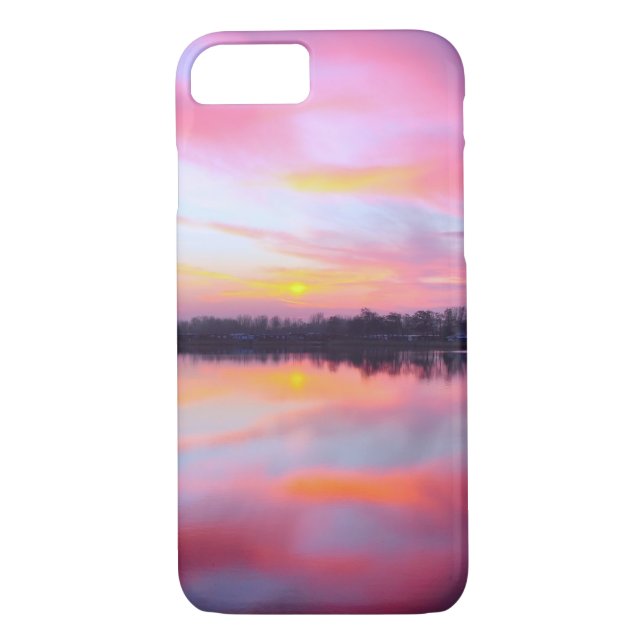 Scenic Pink Landscape Case-Mate iPhone Case (Back)