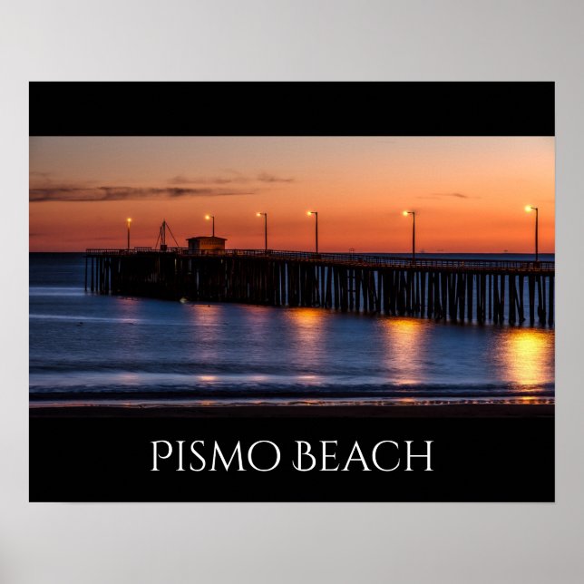 Scenic Pismo Beach Poster (Front)