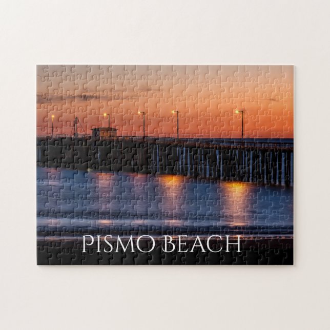 Scenic Pismo Beach Sunset Jigsaw Puzzle (Horizontal)