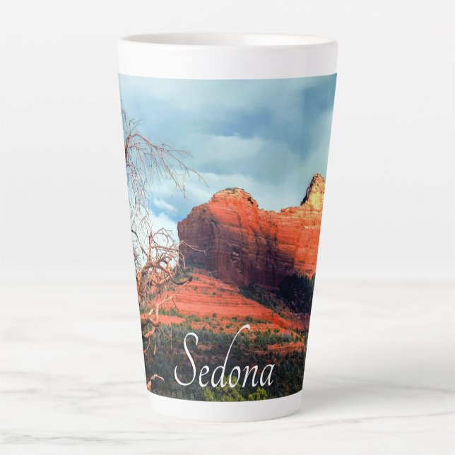 Scenic Red Rocks of Sedona  Latte Mug (Front)