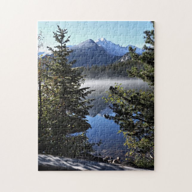 Scenic Rocky Mountain National Park Bear Lake Jigsaw Puzzle (Vertical)