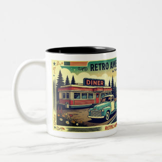 Scenic Route Retro Americana Mug