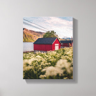 Scenic Rural Photography Farmhouse USA Countryside Canvas Print