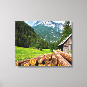 Scenic Rural Photography Farmhouse USA Countryside Canvas Print