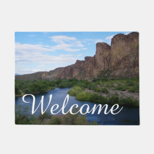 Scenic Saguaro Lake Doormat