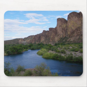 Scenic Saguaro Lake Mouse Pad