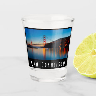 Scenic San Francisco Bridge Shot Glass