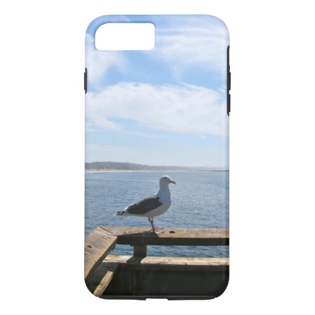 Scenic Seagull Barely There Case-Mate iPhone Case (Back)