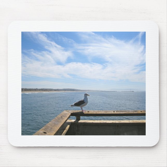 Scenic Seagull Mouse Pad (Front)