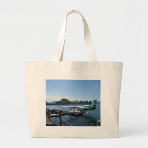 Scenic Seaplane in Victoria Large Tote Bag