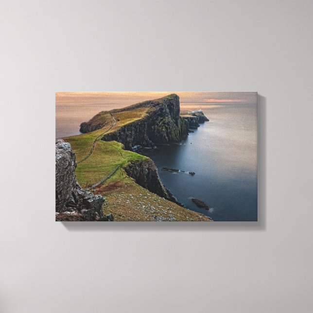 Scenic Seascape from Scotland Canvas Print (Front)