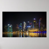 Scenic Singapore Skyline