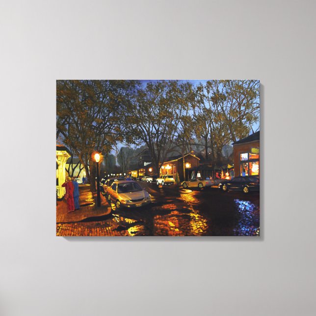 Scenic St. Charles Historic District III Canvas Print (Front)