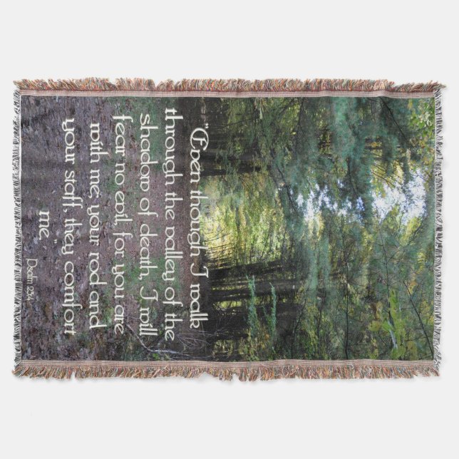 Scenic Throw Blanket/Psalms Blanket (Front)