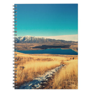 Scenic view in Mt. John summit view point,  Lake T Notebook