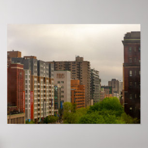 Scenic view of Buildings in Montreal, Canada Poster